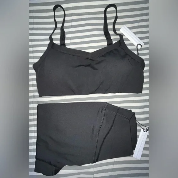 Paragon Fitwear Reluna SculptSeam Plus Icon Legging and Multifit Bra in Blk Sz M - Picture 1 of 8